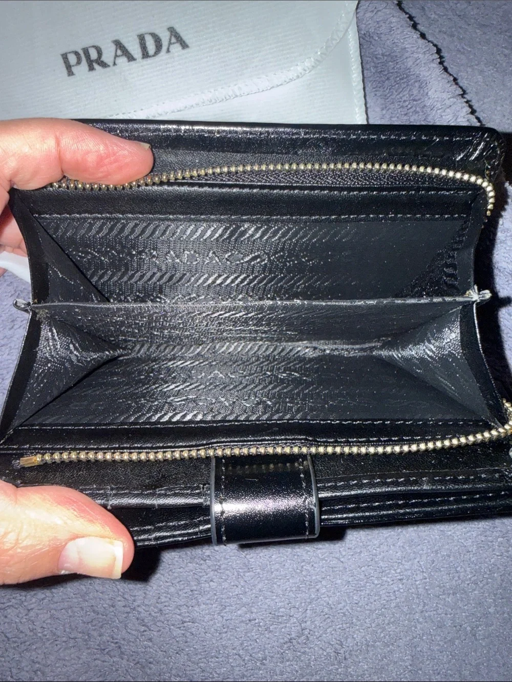 Prada Patent Leather Wallet